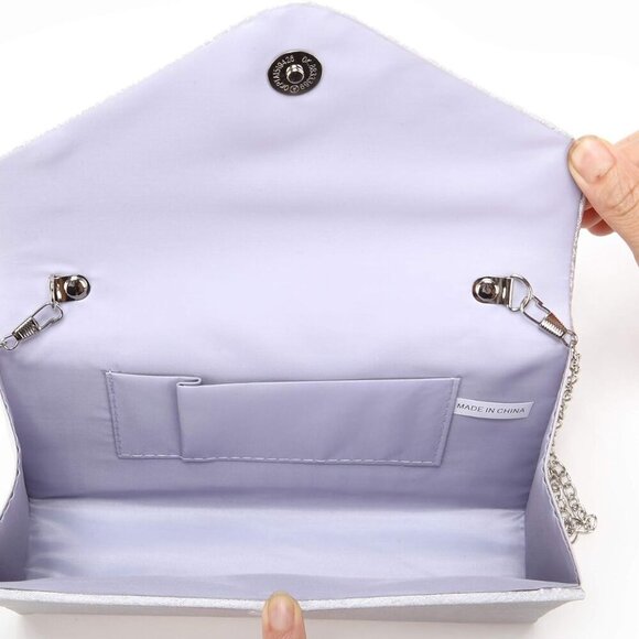 Purses and Handbags Envelope Evening Clutch Crossbody Bags Classic Wedding Party - Picture 5 of 5